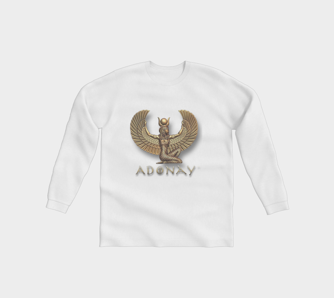 Adonay White Front Print