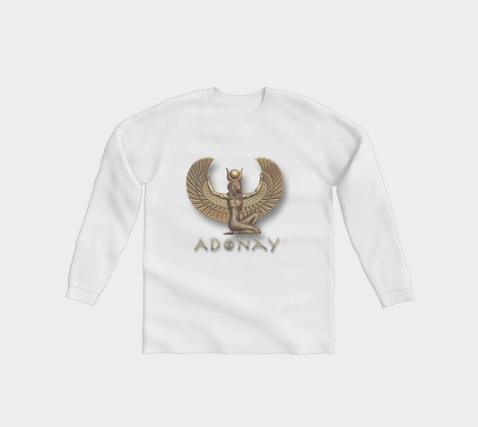 Adonay White Front Print